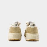 Sneakers Running - Golden Goose Deluxe Brand - Cuir - Jaune/Beige