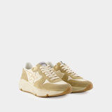 Sneakers Running - Golden Goose Deluxe Brand - Cuir - Jaune/Beige