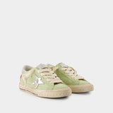 Sneakers Super Star - Golden Goose Deluxe Brand - Cuir - Vert