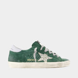 Sneakers Super Star - Golden Goose Deluxe Brand - Cuir - Vert