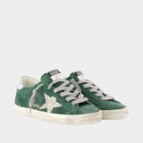 Sneakers Super Star - Golden Goose Deluxe Brand - Cuir - Vert
