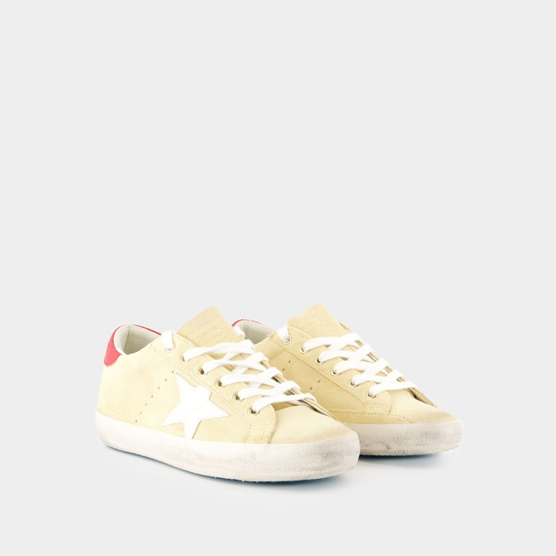 Sneakers Super Star - Golden Goose Deluxe Brand - Cuir - Jaune