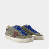 Sneakers Super Star - Golden Goose Deluxe Brand - Cuir - Vert