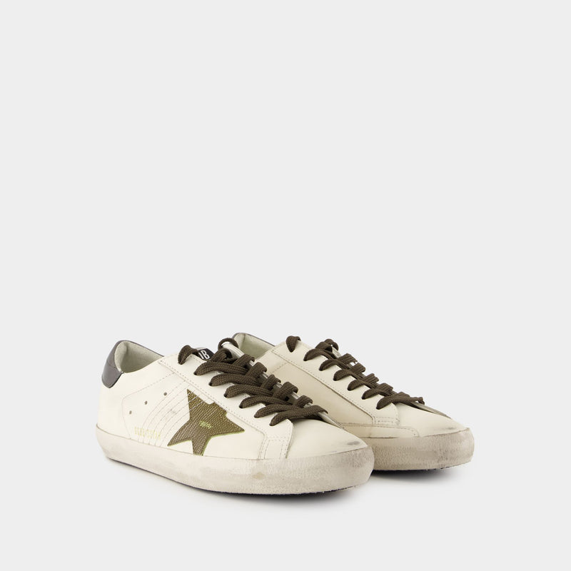 Sneakers Super Star - Golden Goose Deluxe Brand - Cuir - Blanc