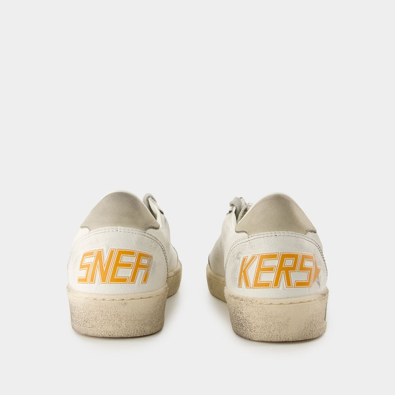 Sneakers Ballstar - Golden Goose Deluxe Brand - Cuir - Blanc