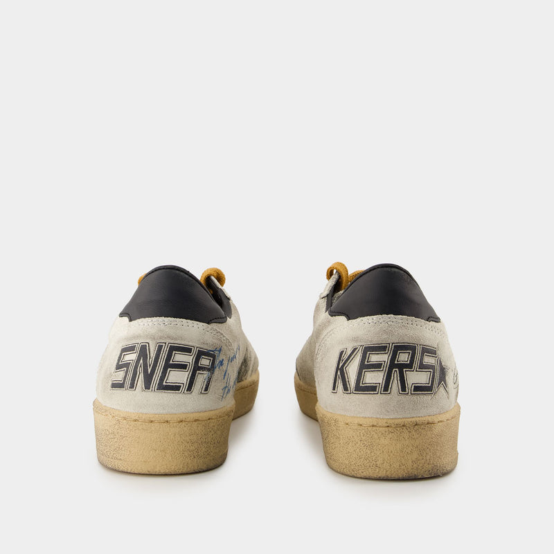 Sneakers Ballstar - Golden Goose Deluxe Brand - Cuir - Gris