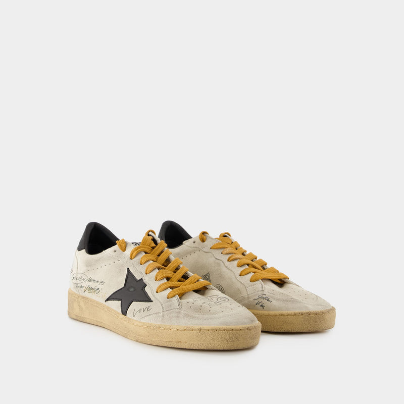 Sneakers Ballstar - Golden Goose Deluxe Brand - Cuir - Gris