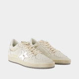 Sneakers Ball Star - Golden Goose Deluxe Brand - Cuir - Blanc