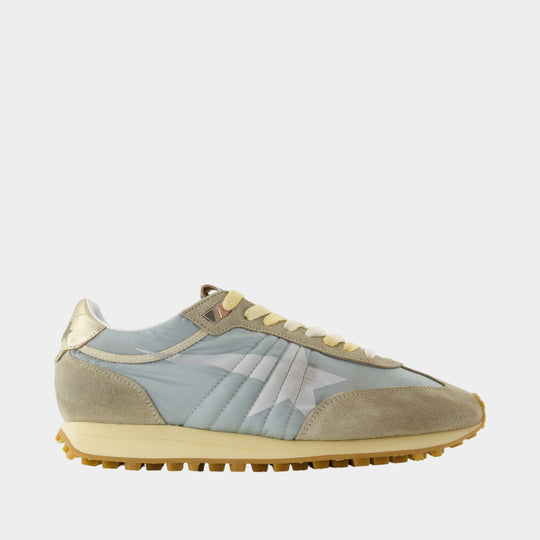 Sneakers Running Marathon - Golden Goose Deluxe Brand - Cuir - Bleu