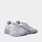 Sneakers Running Dad - Golden Goose Deluxe Brand - Cuir - Bleu