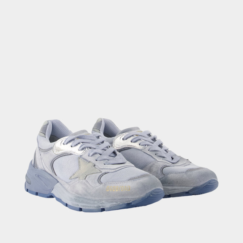 Sneakers Running Dad - Golden Goose Deluxe Brand - Cuir - Bleu