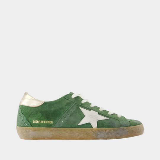 Sneakers Super Star - Golden Goose Deluxe Brand - Cuir - Vert