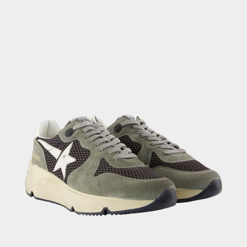 Sneakers Running - Golden Goose Deluxe Brand - Cuir - Vert