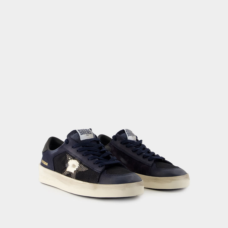 Sneakers Stardan - Golden Goose Deluxe Brand - Cuir - Bleu
