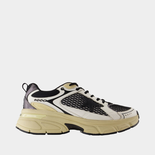 Sneakers Lightstar - Golden Goose Deluxe Brand - Cuir - Blanc/Noir