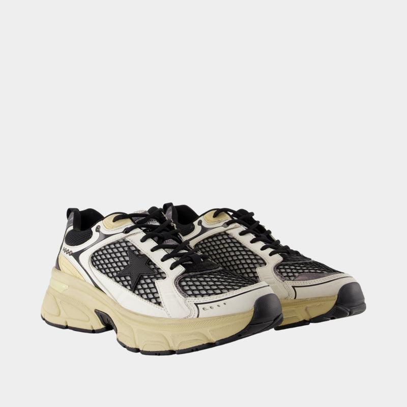 Sneakers Lightstar - Golden Goose Deluxe Brand - Cuir - Blanc/Noir