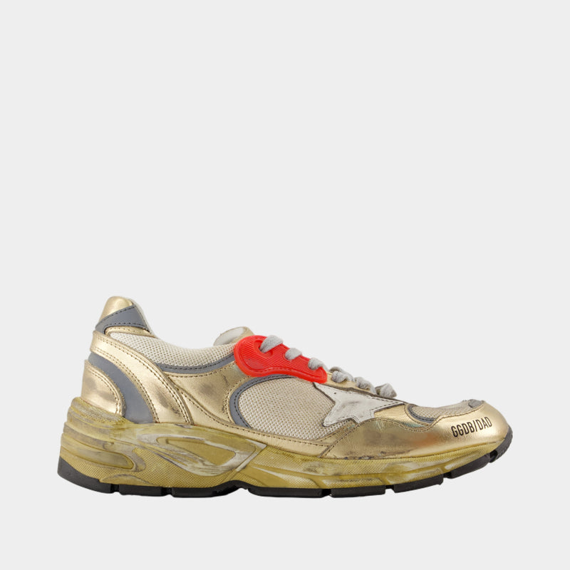 Sneakers Running Dad - Golden Goose Deluxe Brand - Cuir - Doré