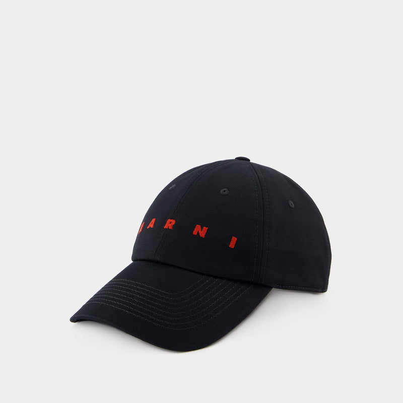 Casquette - Marni - Coton - Noir