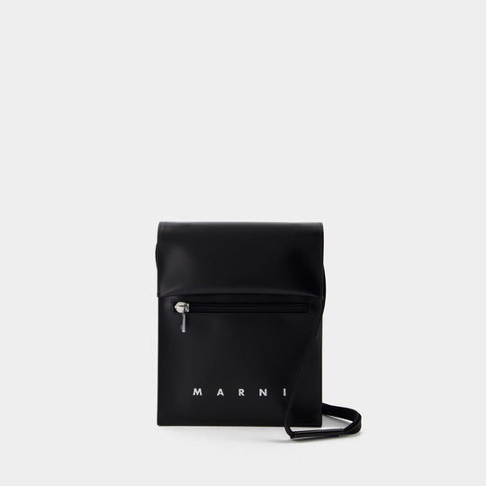 Sac À Bandoulière Pouch On Strap - Marni - Synthétique - Noir