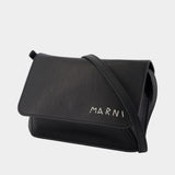 Sac À Bandoulière - Marni - Cuir - Noir