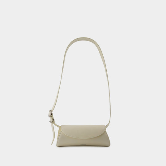 Sac À Main Cannolo Mini - Jil Sander - Cuir - Eggshell