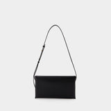 Sac À Bandoulière Folded Small - Jil Sander - Cuir - Noir