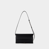 Sac À Bandoulière Folded Small - Jil Sander - Cuir - Noir