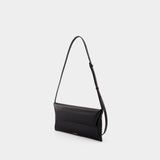 Sac À Bandoulière Folded Small - Jil Sander - Cuir - Noir