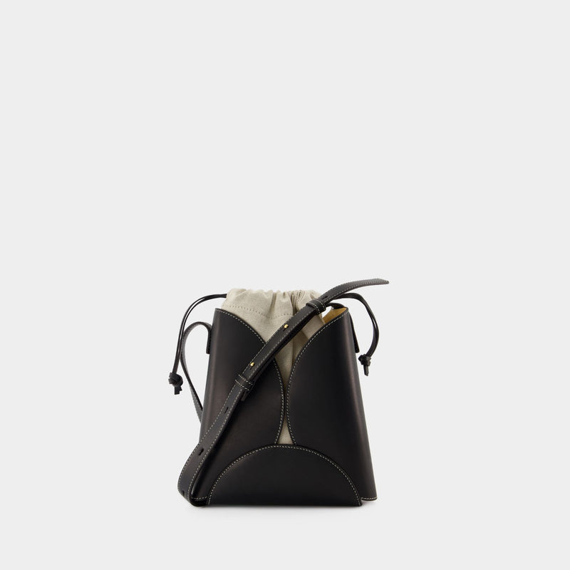 Sac À Bandoulière Ellipse - Jil Sander - Cuir - Noir