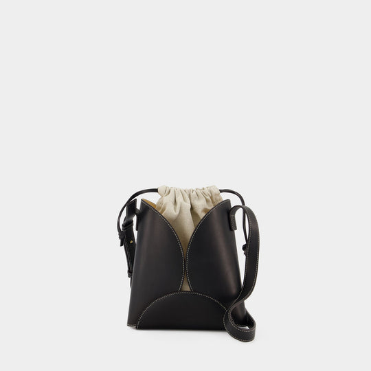 Sac À Bandoulière Ellipse - Jil Sander - Cuir - Noir