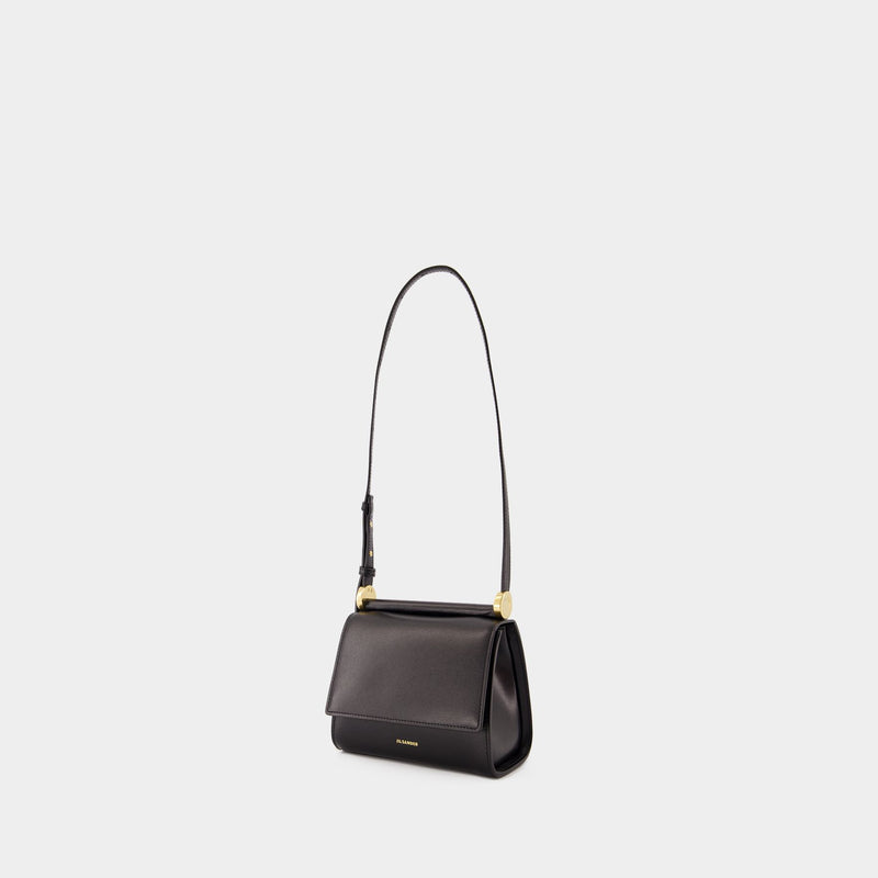 Sac Porté Épaule Ghost Mini - Jil Sander - Cuir - Noir