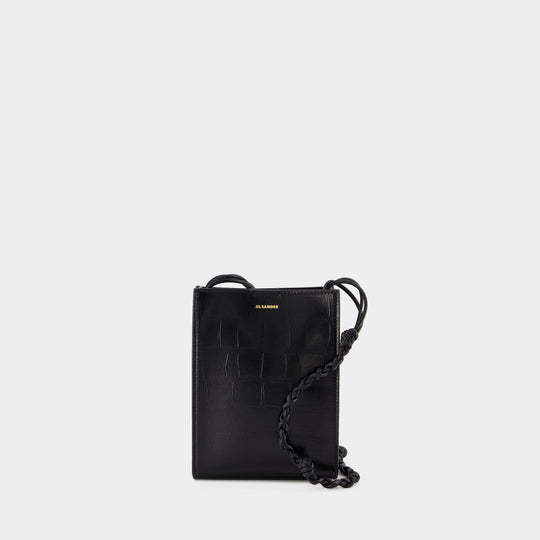 Sac À Bandoulière Tangle Small - Jil Sander - Cuir - Noir