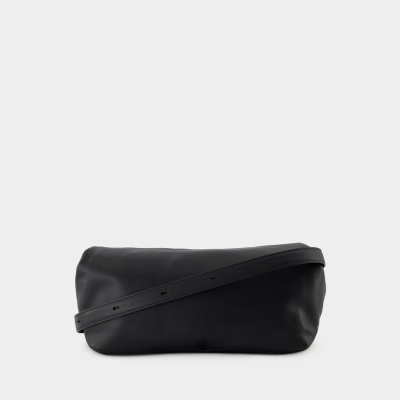 Sac À Bandoulière Rollup Small - Jil Sander - Cuir - Noir