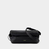 Sac À Bandoulière Rollup Small - Jil Sander - Cuir - Noir