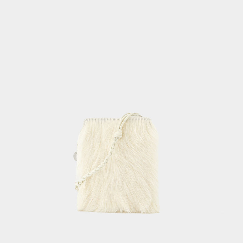 Sac À Bandoulière Tangle Small - Jil Sander - Cuir - Blanc