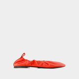 Ballerines - Jil Sander - Cuir - Rouge