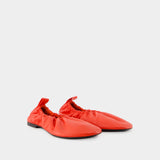 Ballerines - Jil Sander - Cuir - Rouge