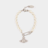 Bracelet Lucrece Pearl - Vivienne Westwood - Métal - Blanc