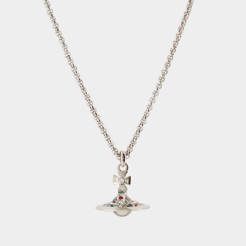 Collier New Petite Orb - Vivienne Westwood - Métal - Gris