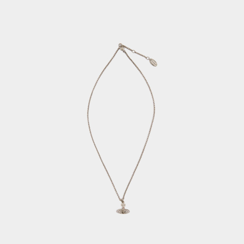 Collier New Petite Orb - Vivienne Westwood - Métal - Gris