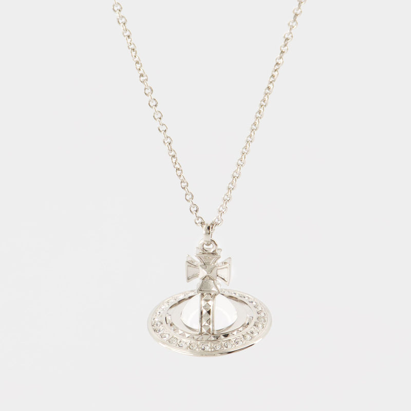 Collier Pina Small Orb - Vivienne Westwood - Métal - Gris