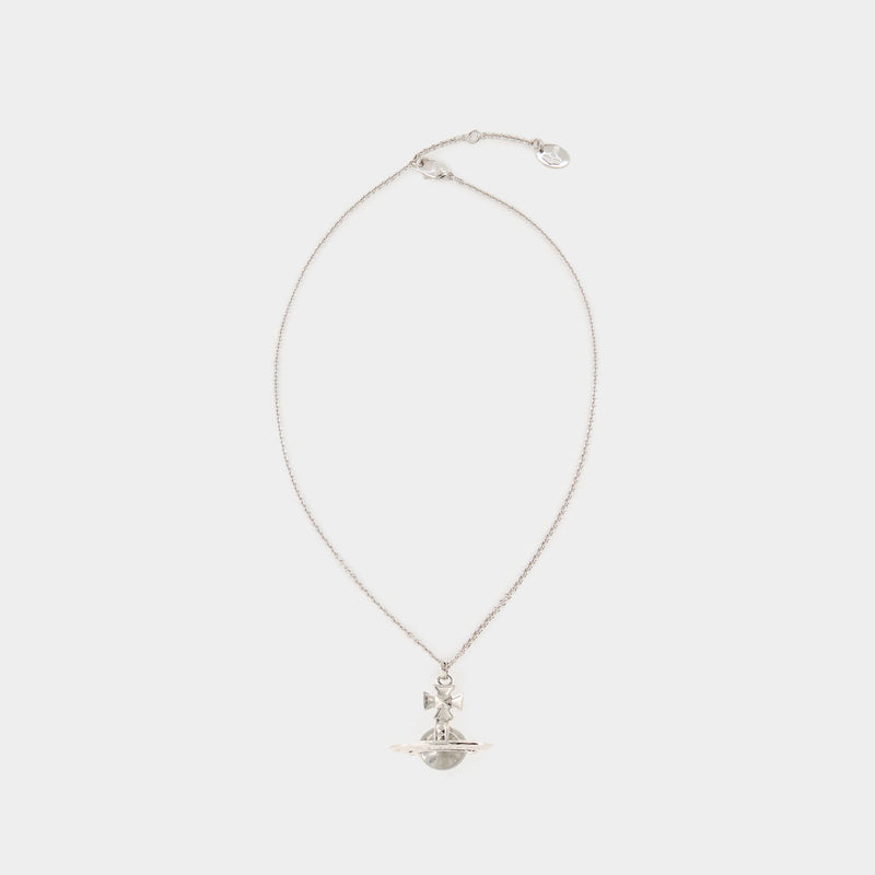 Collier Pina Small Orb - Vivienne Westwood - Métal - Gris