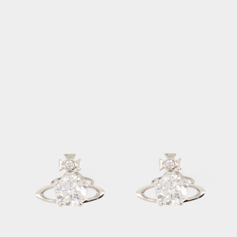 Boucles D'oreilles Reina - Vivienne Westwood - Métal - Gris