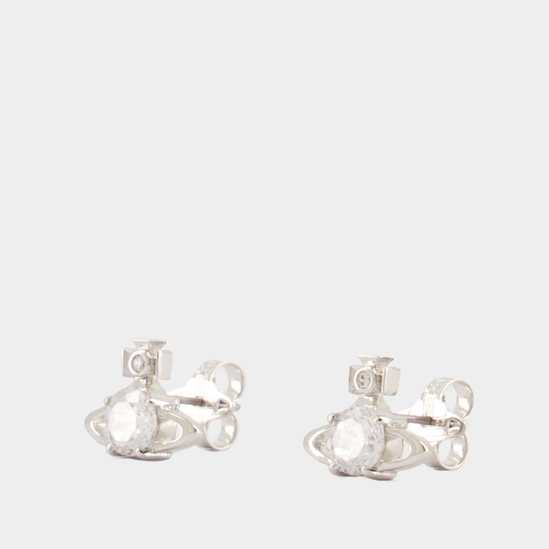 Boucles D'oreilles Reina - Vivienne Westwood - Métal - Gris