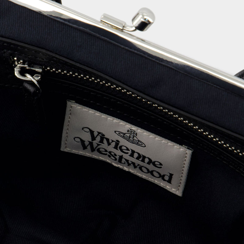 Sac À Main Granny Frame - Vivienne Westwood - Cuir - Noir