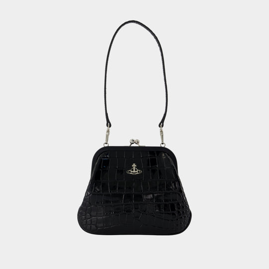 Sac À Main Vivienne - Vivienne Westwood - Cuir - Noir