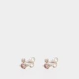 Boucles D'oreilles London Orb - Vivienne Westwood - Métal - Gris