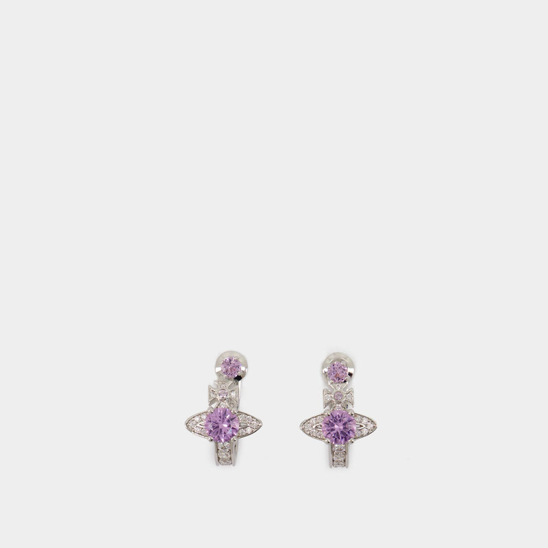 Boucles D'oreilles Maitena - Vivienne Westwood - Métal - Gris