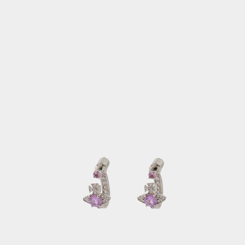 Boucles D'oreilles Maitena - Vivienne Westwood - Métal - Gris