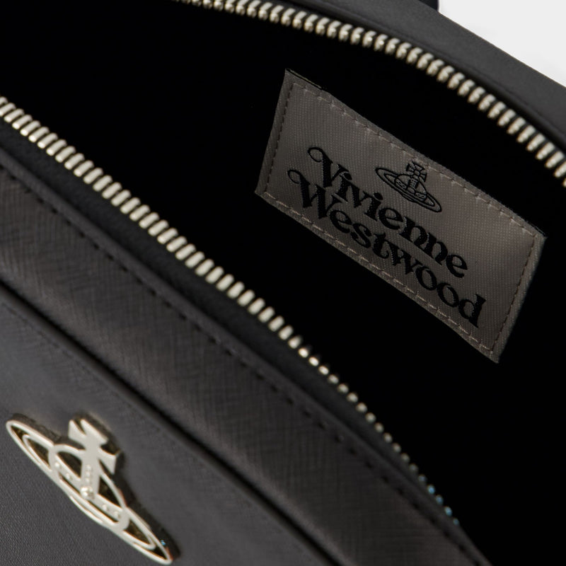 Sac À Bandoulière Melih Camera - Vivienne Westwood - Coton - Noir